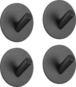 EAVY Handdoekhaakjes Zelfklevend - Set Van 4 Handdoek Haakjes - Wandhaak - Handdoekhouder