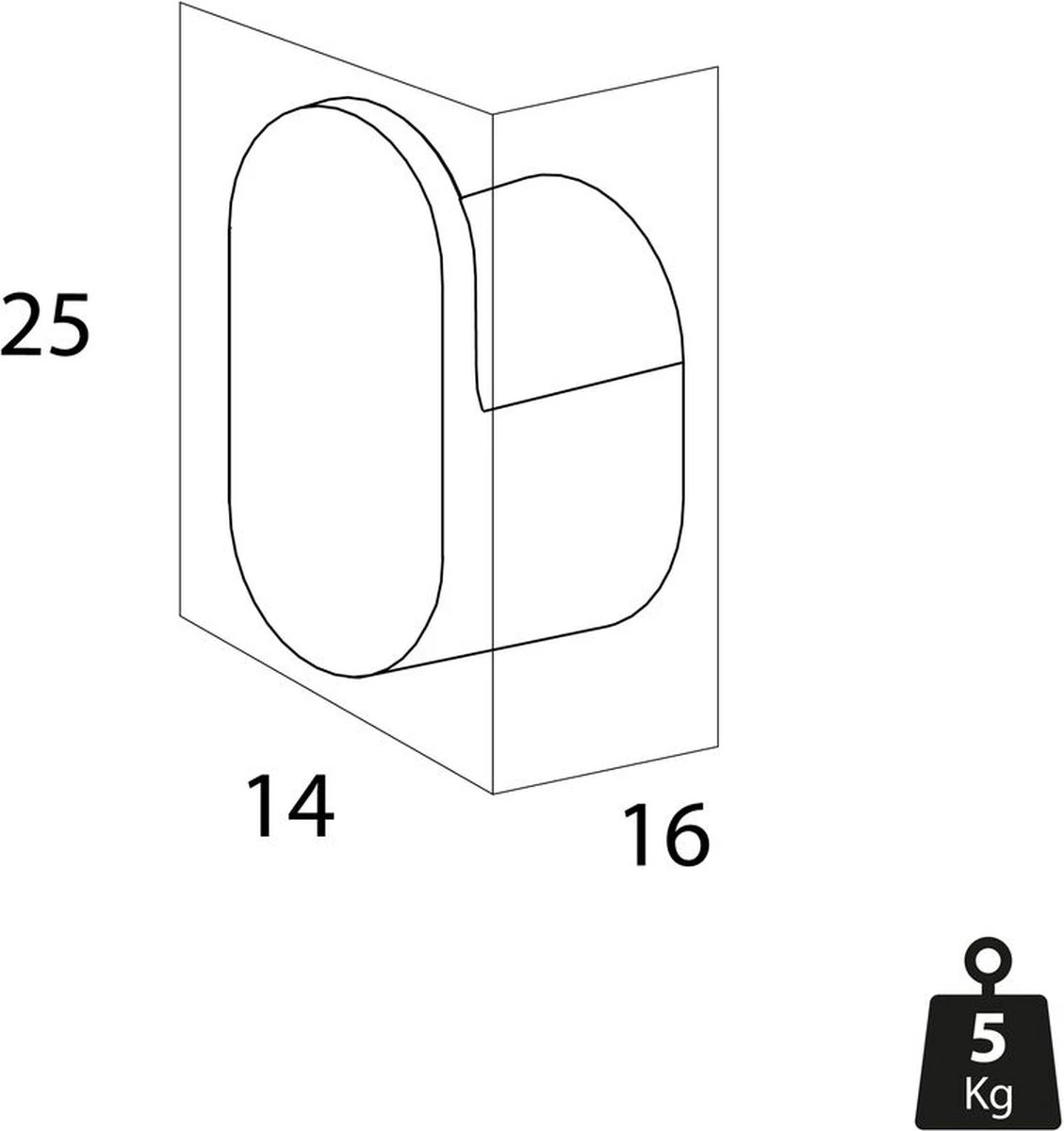 Tiger Carv - Handdoekhaak Klein (2 Stuks) - 1,6 X 1,4 X 2,5 Cm - Zwart - Afbeelding 4