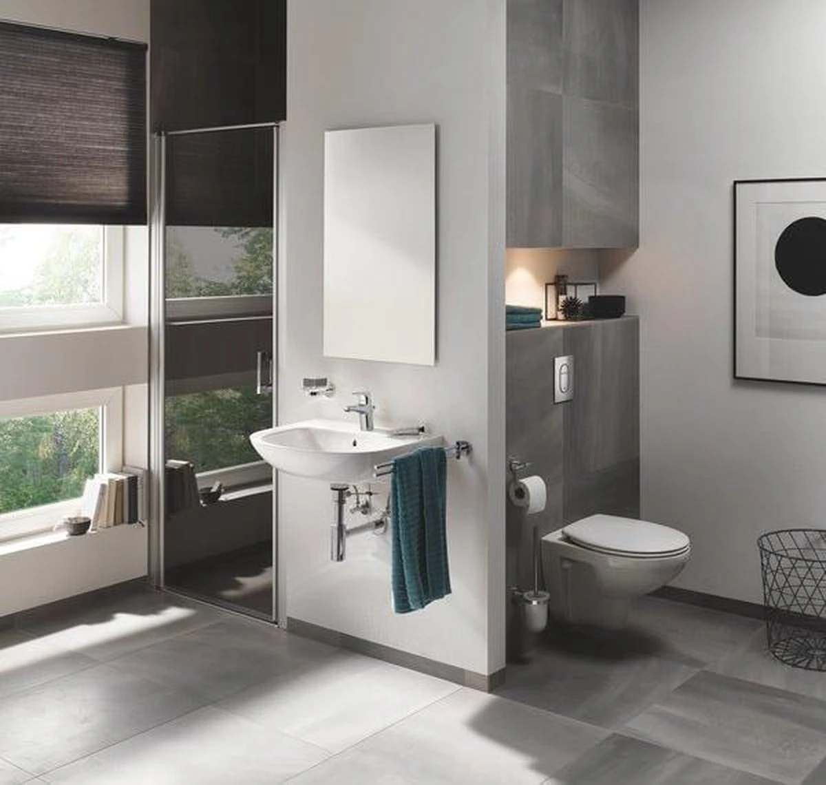 GROHE Bau Cosmopolitan Toiletborstelset - Afbeelding 2