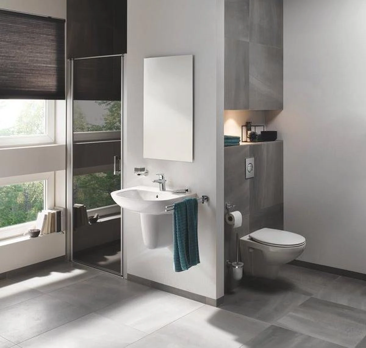 GROHE Bau Cosmopolitan Toiletborstelset - Afbeelding 11