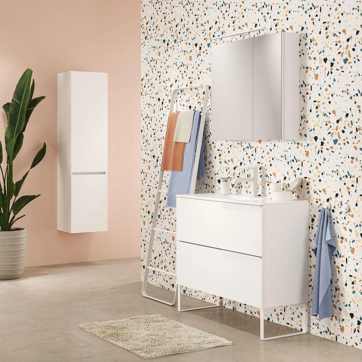 Tiger Urban - Handdoekhaak Groot (1x) - ø 5 Cm - Inclusief 2 Decorringen - Wit - Afbeelding 15