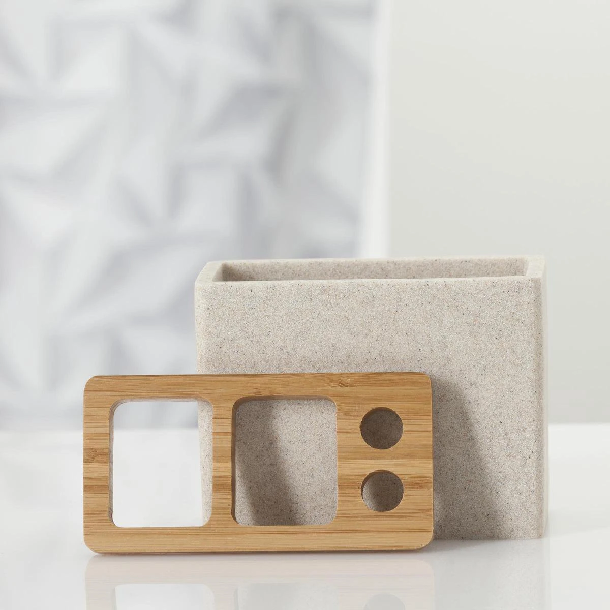 Sealskin Grace Tandenborstelhouder Vrijstaand - Zand - Afbeelding 4