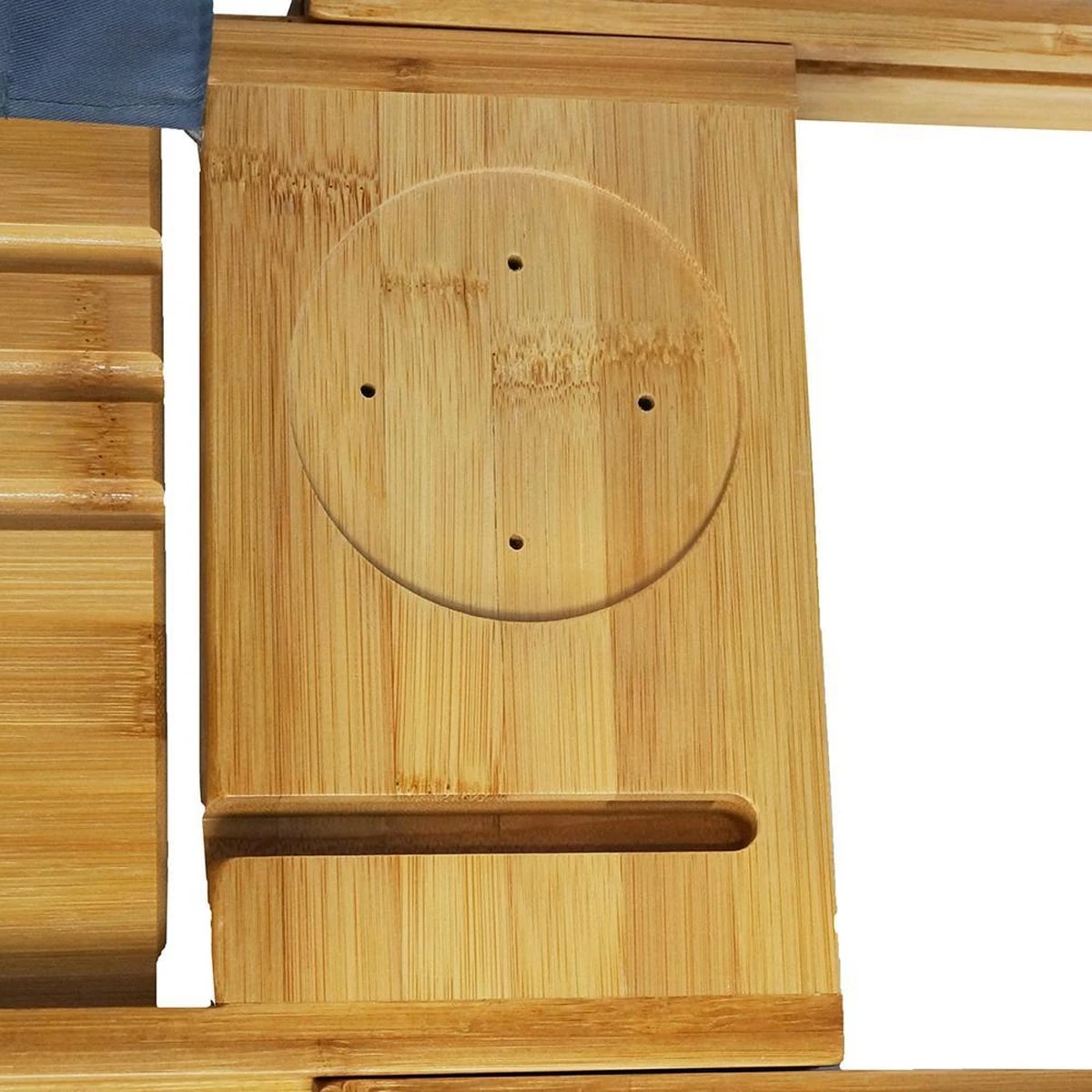 IVOL Badplank Bamboe - Badplank Hout Met Badrek Houders - Uitschuifbaar - 75 Tot 110 Cm - Afbeelding 5