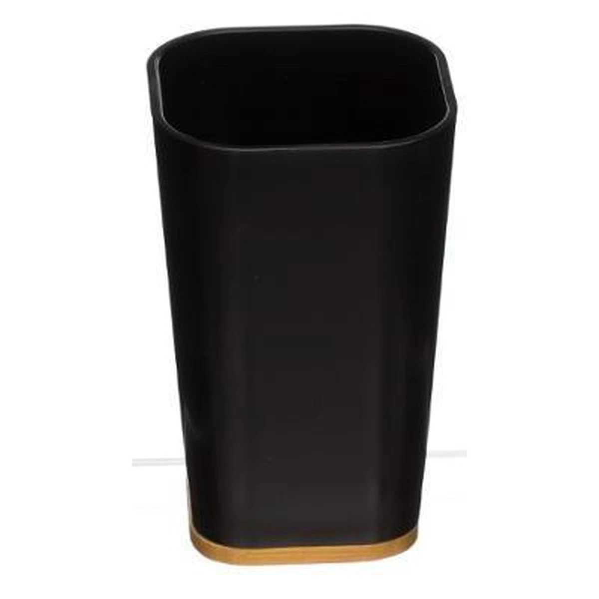 Five Zeeppompje/zeepdispenser Van Kunststeen - Zwart - 300 Ml - Afbeelding 4