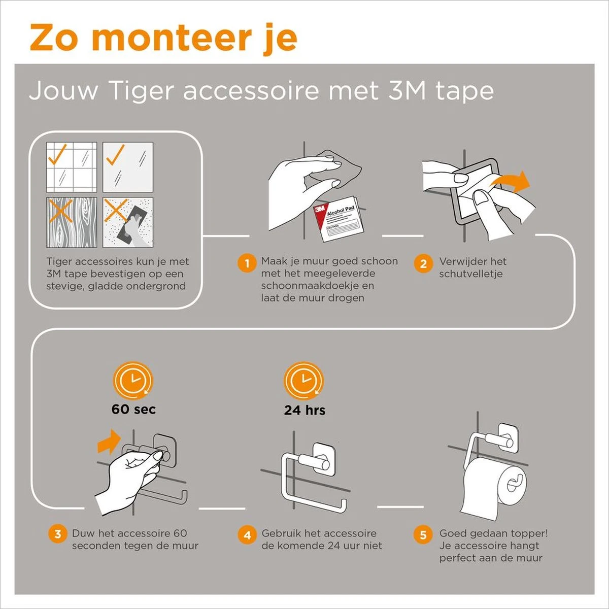 Tiger Colar - Handdoekhaak Multi - Zwart - Afbeelding 12