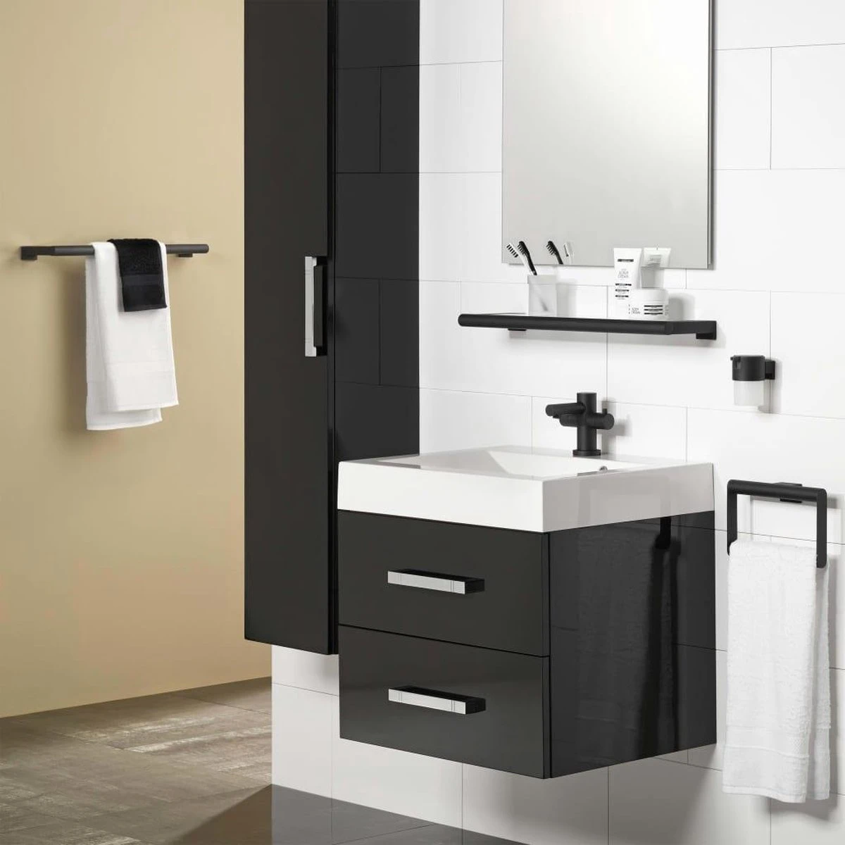 Tiger Bold - Handdoekrek 60 Cm - Zwart - Afbeelding 6