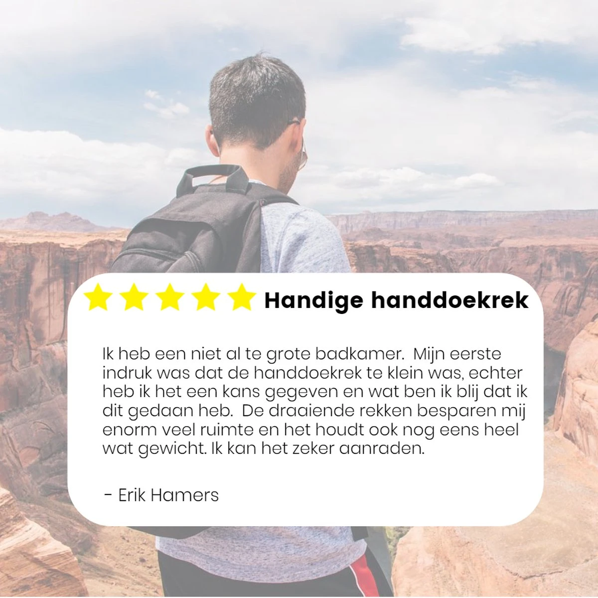 Tolussa Handdoekrek Badkamer Zwart - 30 CM - Handdoekhouder Zwart - Handdoekenrek Badkamer - Draaibaar - Afbeelding 14