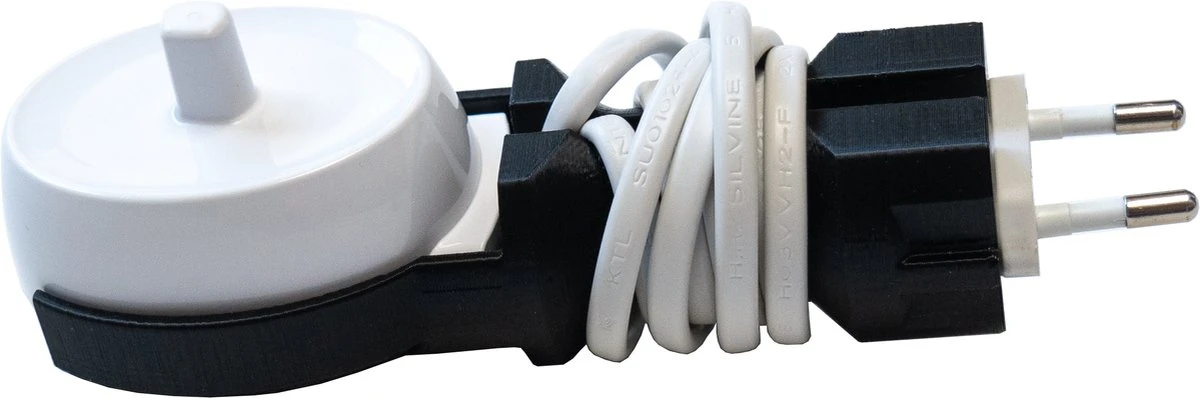 Oral-B Wandhouder Adapter Voor Originele Laadkabel // Zwart - Afbeelding 2