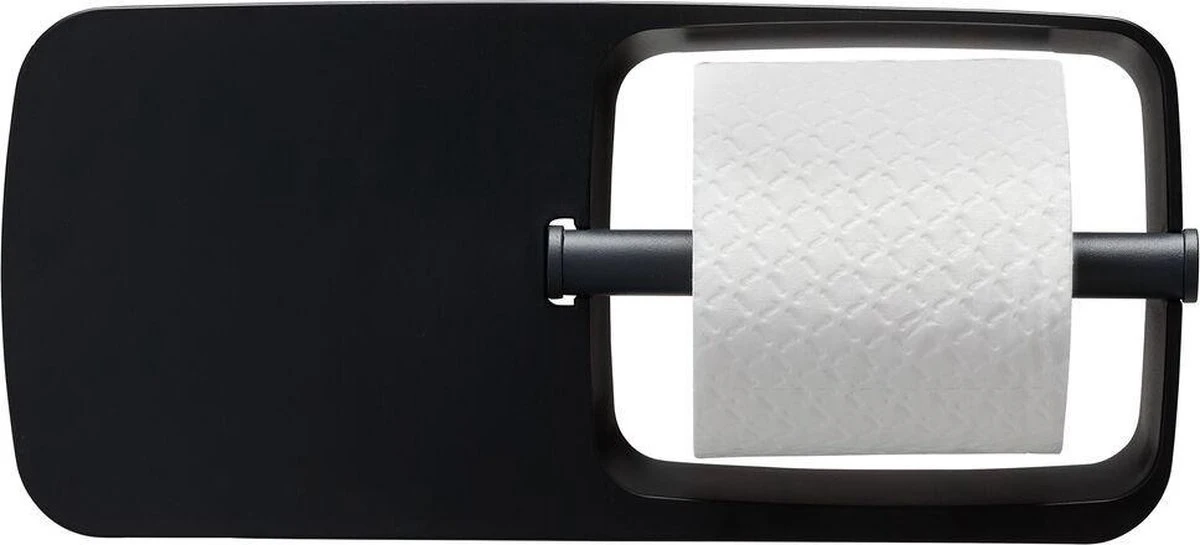 Tiger Tess - Toiletrolhouder Met Planchet - 32,1 Cm - Zwart / Antraciet - Afbeelding 10