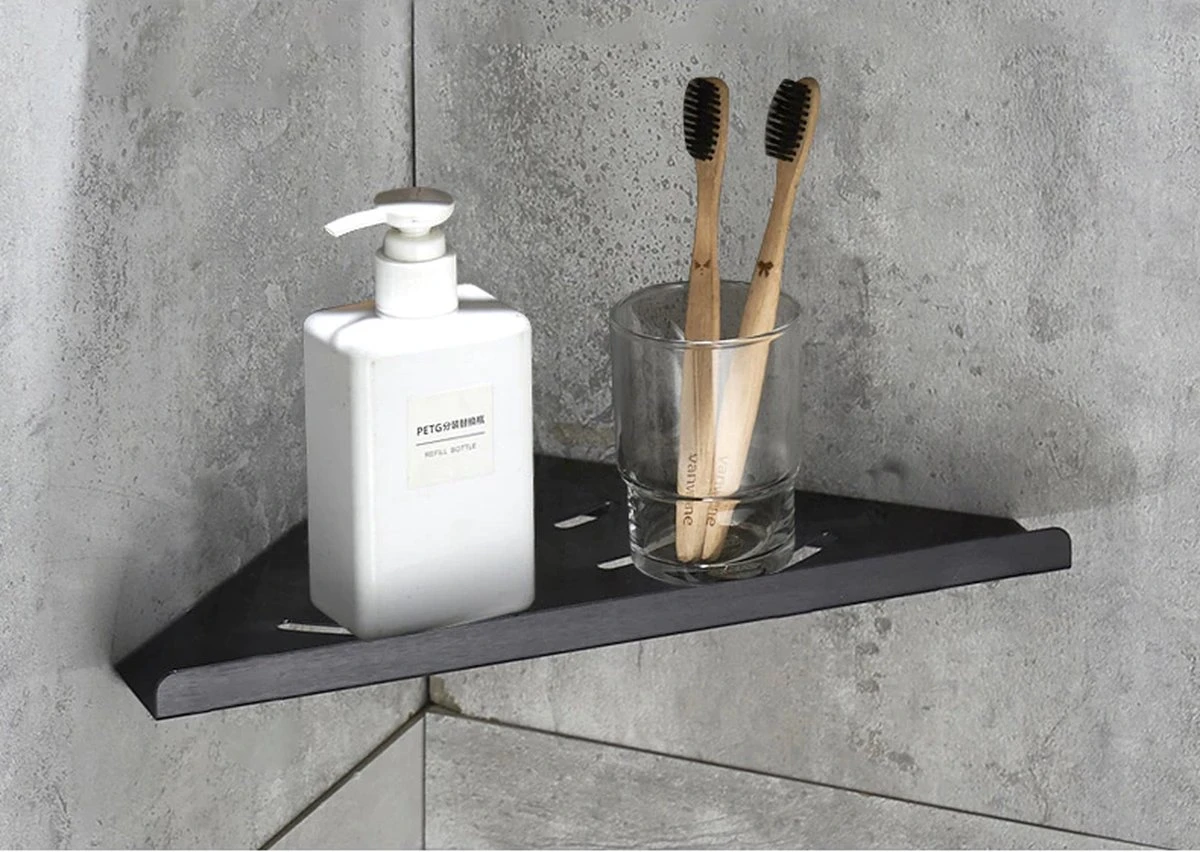 Vannons - Doucherek - Doucherek Hangend - Doucheplankje - Metaal - Set Van 2 - Zwart - Afbeelding 10