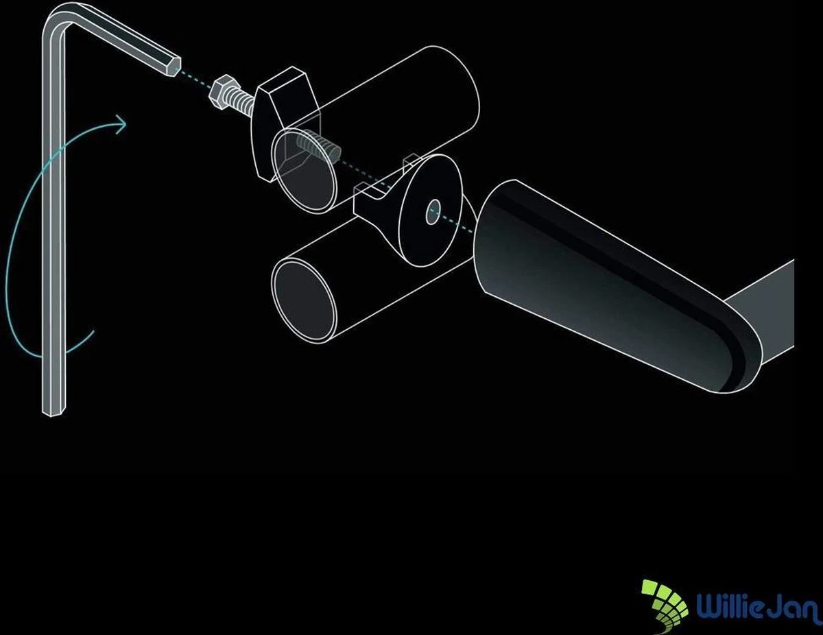 WillieJan Radiator Handdoeken Droog Rek 940W – Wit – 1 Stang – 36 Cm – Radiatorbevestiging – Zonder Boren - Afbeelding 4