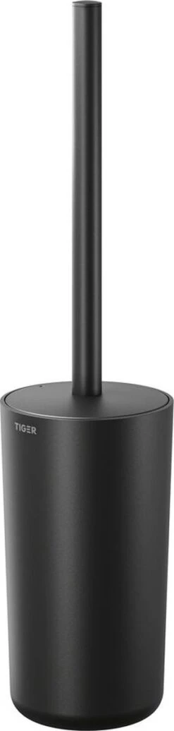 Tiger Carv - Toiletborstel Met Houder Vrijstaand - Zwart