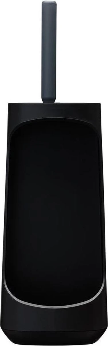 Tiger Tess - Toiletborstelhouder Met Opbergfunctie Vrijstaand En Swoop® Borstel Flexibel - Zwart / Antraciet - Afbeelding 12