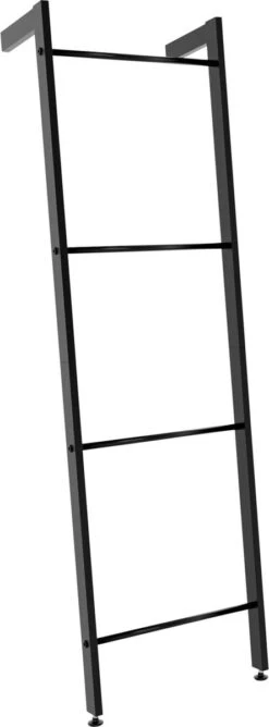 CLP Betti Handdoekrek - Staand - Handdoekladder - Badkamer - Zwart