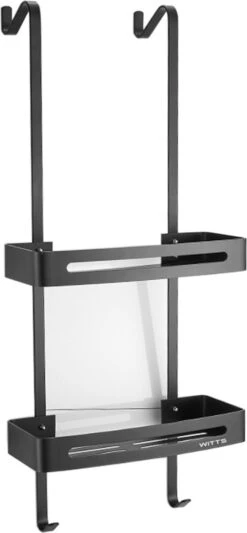 WITTS Doucherek - 2 Laags - Doucherek Zonder Boren - Doucherek Hangend - Doucherekje – Roestvrijj