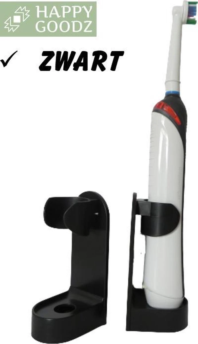 Kwalitatieve Elektrische Tandenborstelhouders ZWART 1 Stuk - Zonder Boren - Geschikt Voor Oral B Toothbrush - Zelfklevend Hangende Houder Voor Elektrische Tandenborstels - Tandenborstelhouder- Standaard - Accessoire - Afbeelding 7