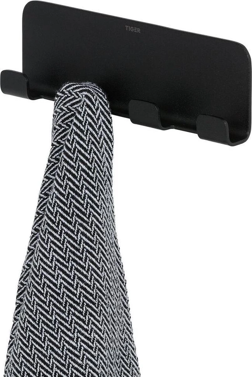 Tiger Colar - Handdoekhaak Multi - Zwart