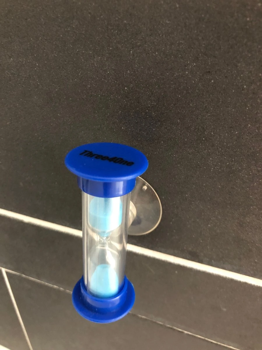 Three4One - Douche Timer - Timer Douche - Water Besparend - Tijd Besparend - Showertimer - Douche Wekker - Douche Klok - Douche Zandloper Timer - Douchetimer 5 Minuten - Spatwaterdichte Timer - Afbeelding 4