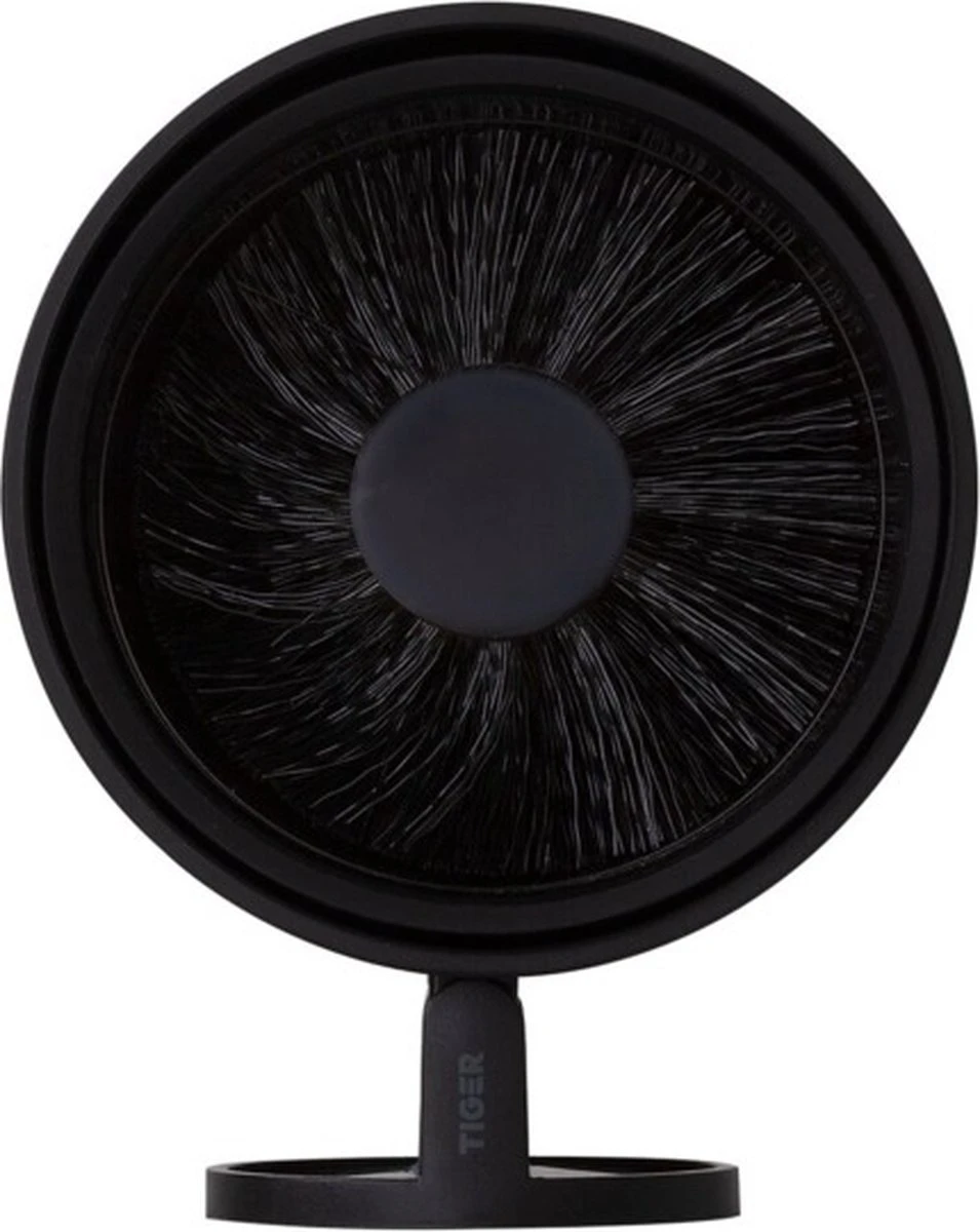 Tiger Tune - Toiletborstel Met Houder - Zwart Metaal Geborsteld / Zwart - Afbeelding 2